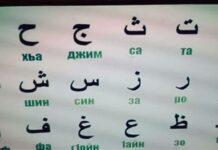 Зебоии забони модарии моро алифбои форсӣ ҷилвагар ва баёнгар мебошад