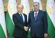 Мулоқоти Эмомалӣ Раҳмон бо Масато Канда