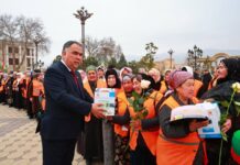 Тӯҳфаи Аҳмадзода ба покизакорон