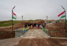 Сокинони деҳаи Оламафрӯзи Данғара пули мошингузар сохтанд