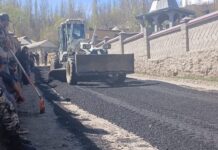 Роҳи деҳаи Сори Панҷекатро муҳоҷирон мумфарш мекунанд