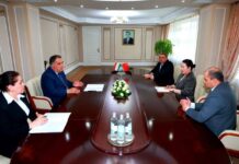 Мулоқоти Раҷаб Аҳмадзода бо директори ташкилоти «Садои Осиё»