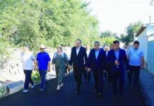 Кӯшониён: 38 км роҳ таъмир шуд