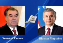 Паёми табрикии Эмомалӣ Раҳмон ба Шавкат Мирзиёев