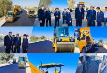Дар Бохтар беш аз 5 километр роҳи маҳаллӣ мумфарш мешавад
